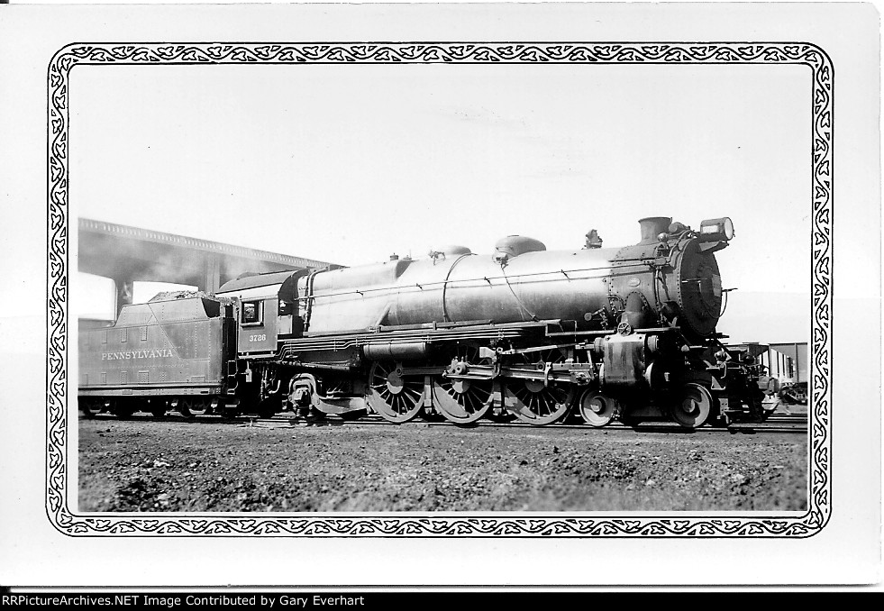 PRR 4-6-2 #3726 - Pennsylvania RR